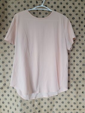 Athletic Works Pale Pink Women's Short Sleeve Tee